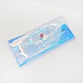 투명 똑딱이 필통 홀로그램 3way 소품 보관 투명 오로라 파우치 여름 방수 pvc 미술