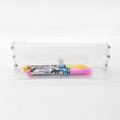 투명 똑딱이 필통 1개 소품 보관 클리어 파우치 여름 방수 pvc 화장품 브러시 다용도