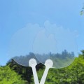 2종 투명 부채 만들기 1개 물고기 무지 부채 꾸미기 DIY 여름 미술수업 방과후 돌봄