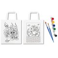 전통의 재구성 에코백 아크릴 물감세트 2종(디자인선택) 그리기 가방 미술수업 방과후