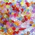 아크릴투명구슬160(500g) 대량 다양한 크기 비즈 종합 DIY재료