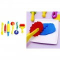 6종 점토 도구 세트 (대) 클레이 활동 찰흙 미술 교습소 아트 센터 유치원 방과후 롤러