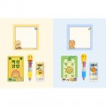 4종 꼬꼬마 문구세트 카카오프렌즈 2종선택 춘식이 행운 부적 귀여운 어린이 생일 선물