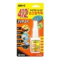 아모스 412순간접착제 20g(1개) 안전캡 다용도 초강력 접착제 가정용 사무용 만들기
