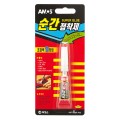 아모스 순간접착제 3g(1개) 젤타입 보호캡 다용도 초강력 접착 사무용 가정용 공예DIY