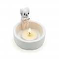 고양이 티라이트 양초받침대