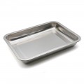 304 sus 실험용 직사각 스텐 쟁반 355x265x45mm