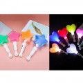 반짝반짝 하트 별 LED 응원봉 디자인랜덤 콘서트 행사 학예회 요술봉 야광봉 응원 도구